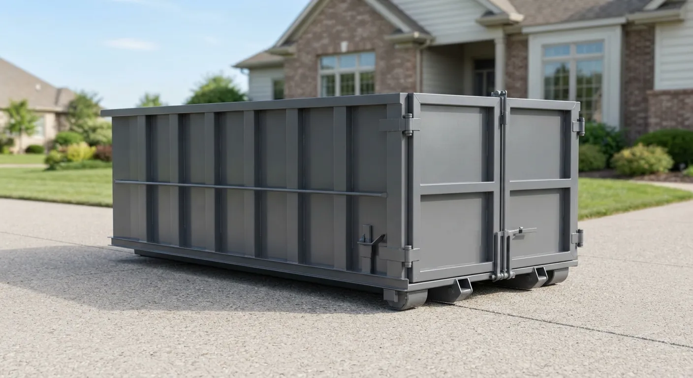 10 yard dumpster rental from our Davie fleet