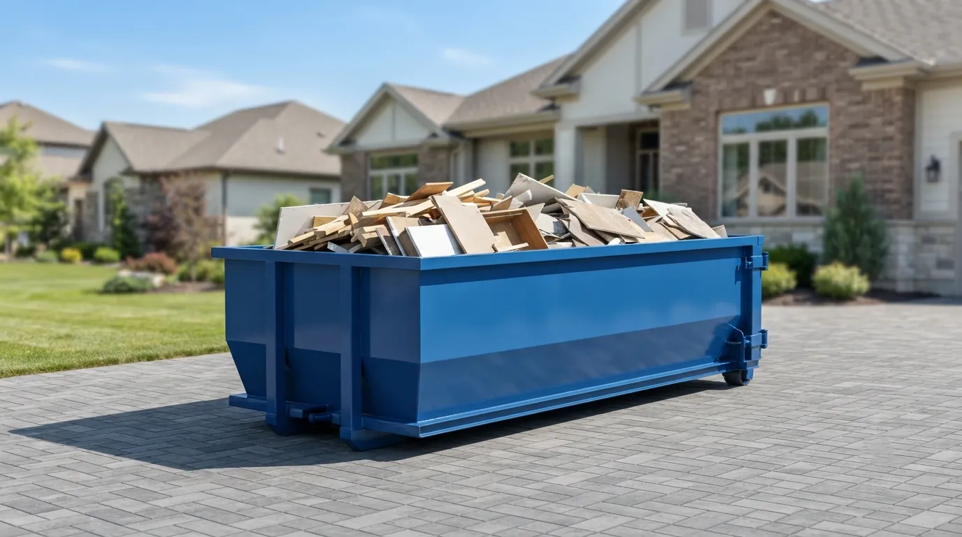20 yard dumpster rental from our Davie fleet