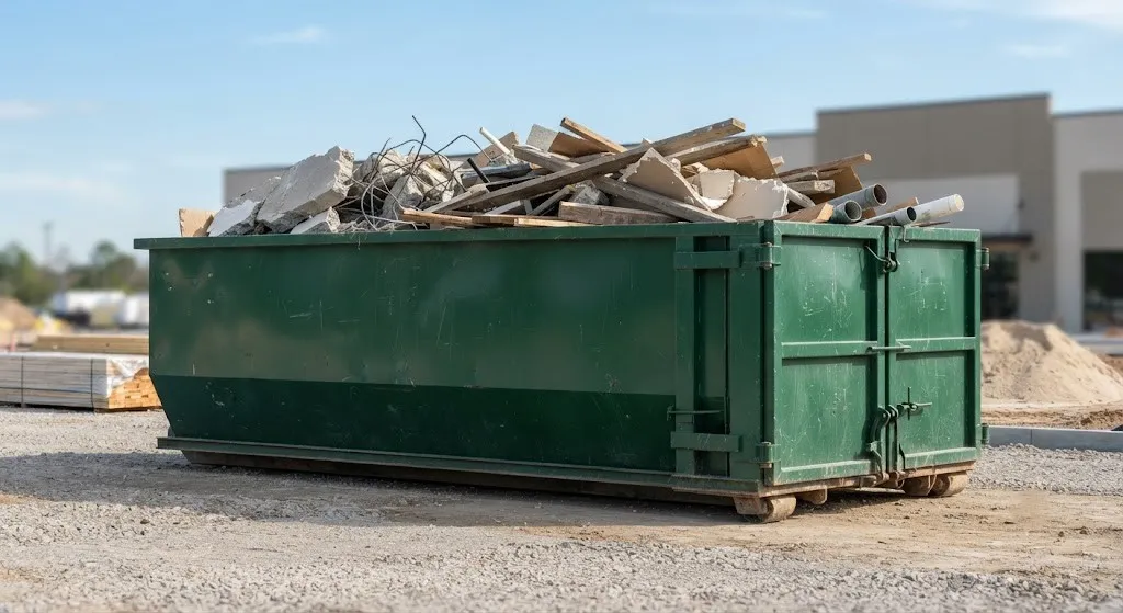 30 yard dumpster rental from our Davie fleet