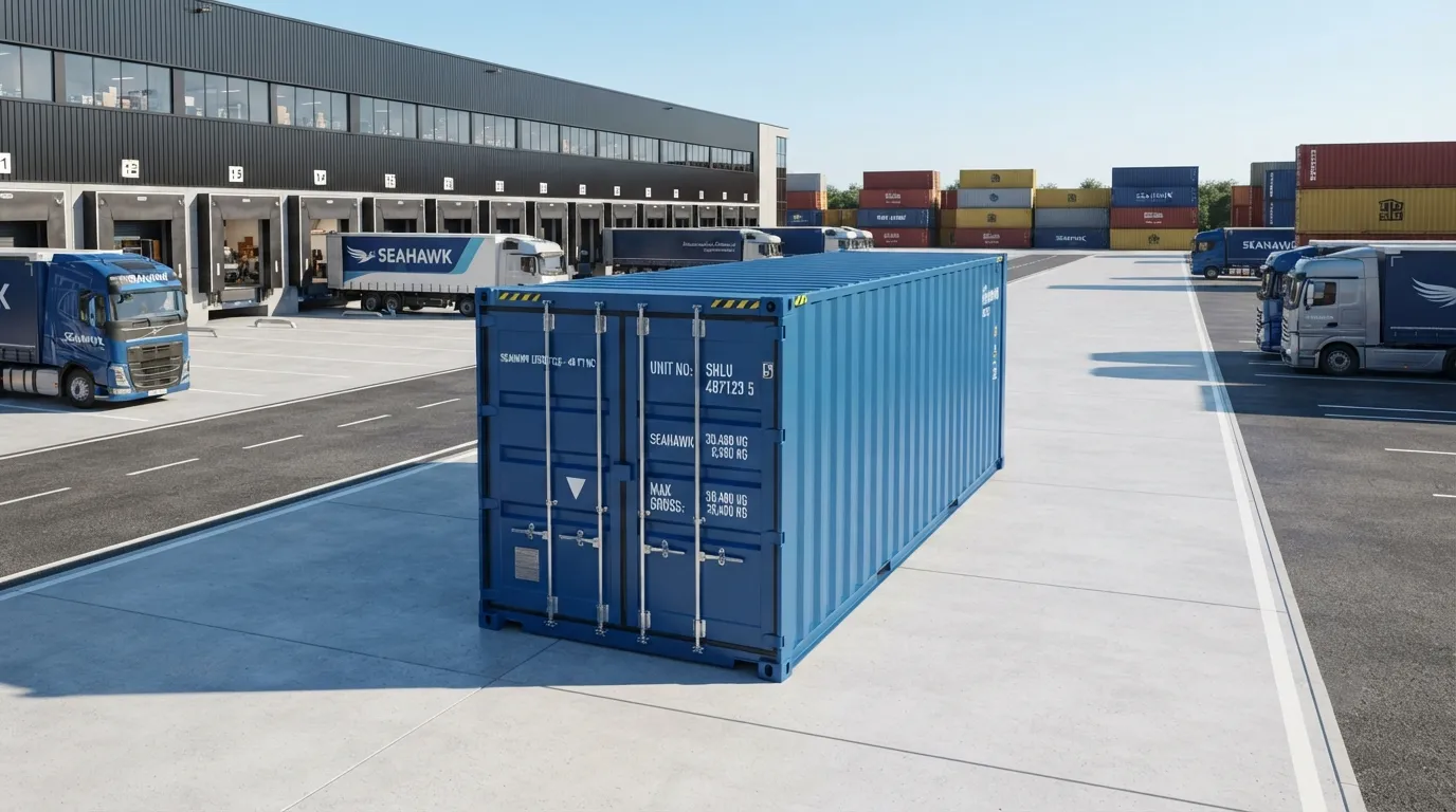 40ft storage container from our Davie fleet